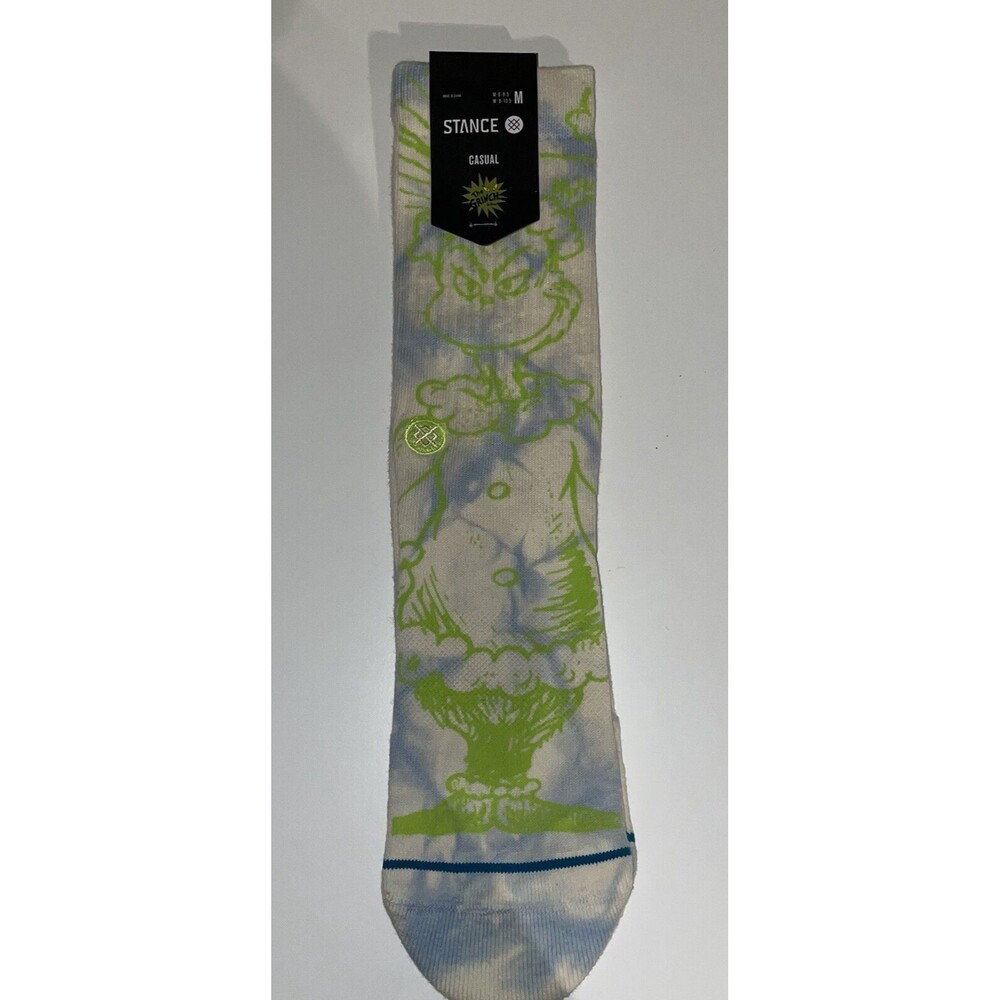 Stance Grinch Merry Christmas Crew Socks Grinchmas Men’s Size Medium 6 - 8.5
